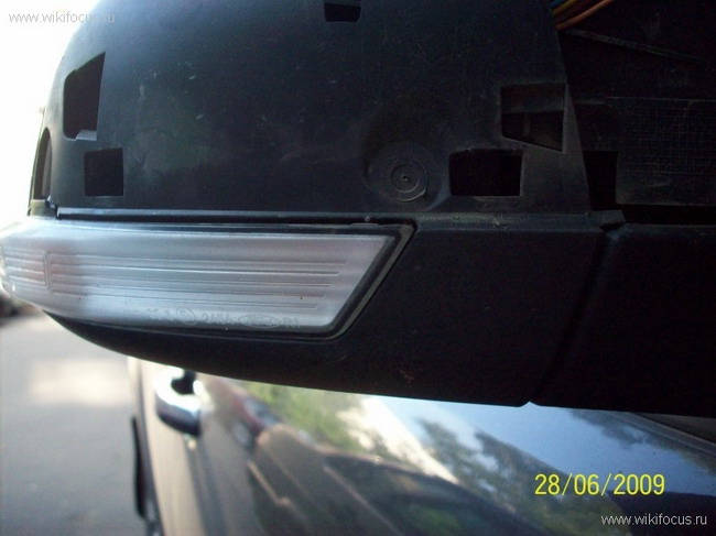 FF2 2008 Замена лампы поворотника в зеркале