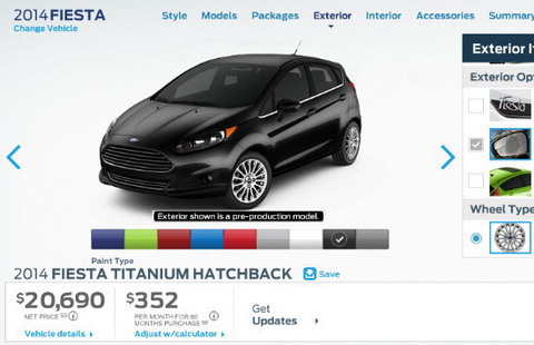 Ford Fiesta будет доступна весной от $ 14.000