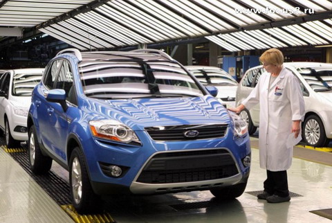 В Германии с конвеера сошел первый Ford Kuga