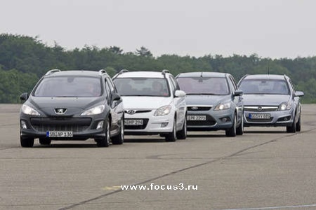 Тест-драйв универсалов: Focus, Astra, 308, i30