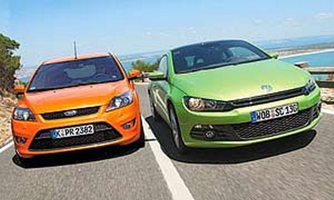 Test-Drive VW Scirocco vs. Ford Focus ST