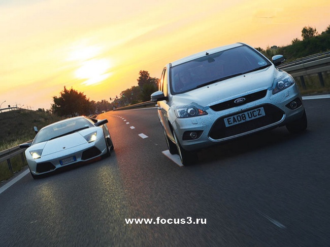 Lamborghini Murcielago vs Ford Focus