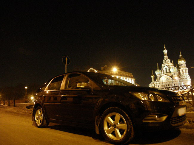 Ночной Питер & Ford Focus