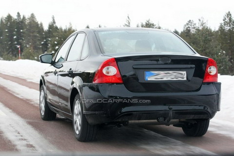 Новые шпионские фото мула Ford Focus 2010