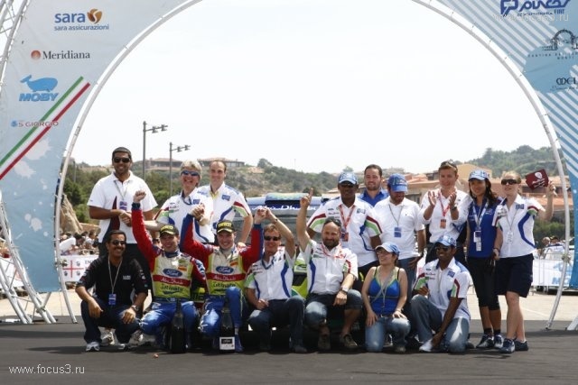 Команда Ford WRC заняла 1 место на ралли