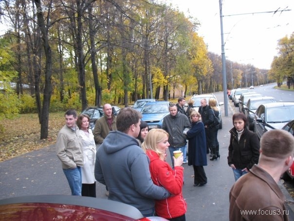 Праздничная встреча в Москве. Часть I: Автопробег