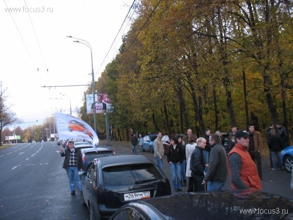 Праздничная встреча в Москве. Часть I: Автопробег