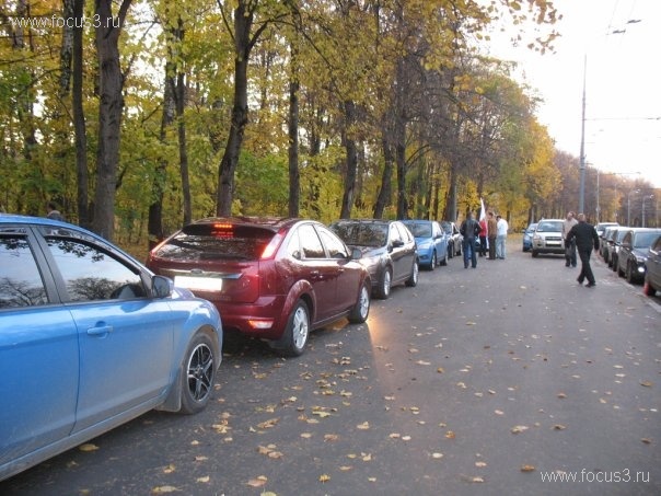 Праздничная встреча в Москве. Часть I: Автопробег