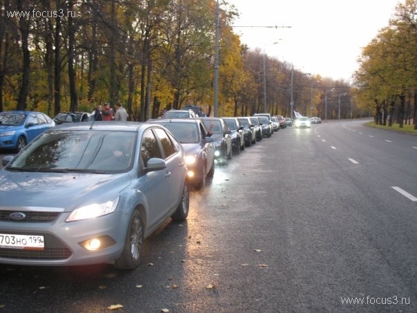 Праздничная встреча в Москве. Часть I: Автопробег