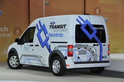 Ford Transit Connect стал электрическим