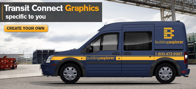 Ford Transit Connect Graphic