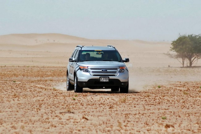 Тест нового Ford Explorer в Дубаи