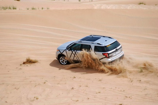 Тест нового Ford Explorer в Дубаи