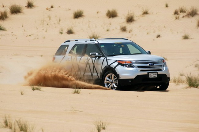 Тест нового Ford Explorer в Дубаи