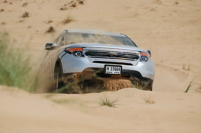 Тест нового Ford Explorer в Дубаи