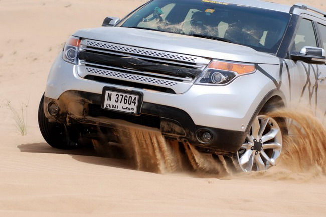 Тест нового Ford Explorer в Дубаи
