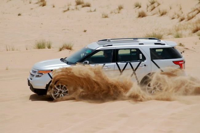 Тест нового Ford Explorer в Дубаи