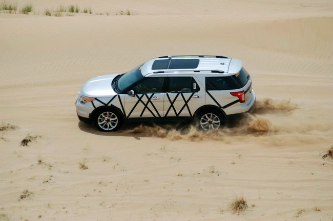 Тест нового Ford Explorer в Дубаи