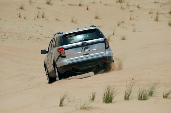 Тест нового Ford Explorer в Дубаи