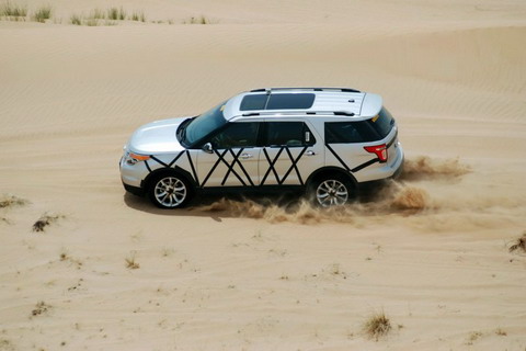 Тест нового Ford Explorer в Дубаи