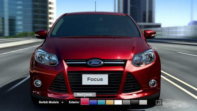 Цвета Ford Focus с американского сайта Ford