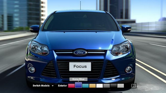 Цвета Ford Focus с американского сайта Ford