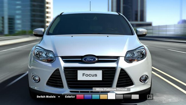 Цвета Ford Focus с американского сайта Ford