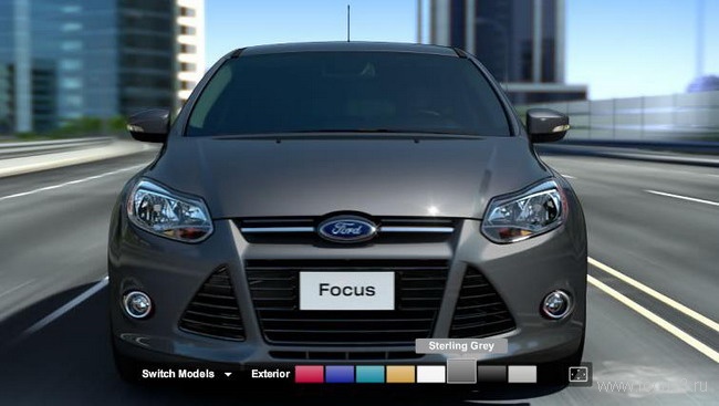 Цвета Ford Focus с американского сайта Ford