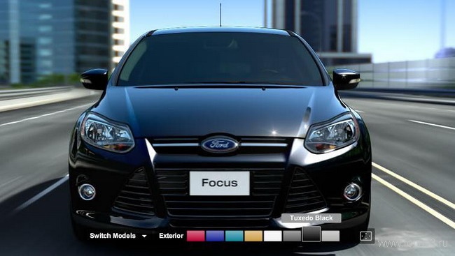 Цвета Ford Focus с американского сайта Ford