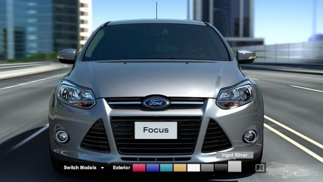 Цвета Ford Focus с американского сайта Ford