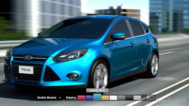 Цвета Ford Focus с американского сайта Ford