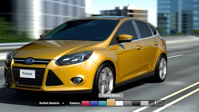 Цвета Ford Focus с американского сайта Ford