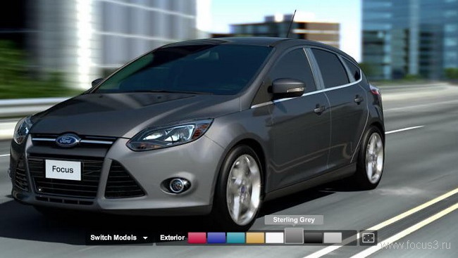 Цвета Ford Focus с американского сайта Ford