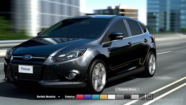 Цвета Ford Focus с американского сайта Ford