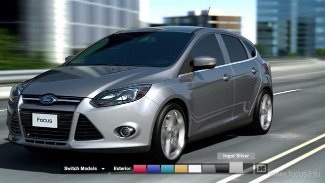 Цвета Ford Focus с американского сайта Ford