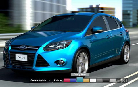 Цвета Ford Focus с американского сайта Ford