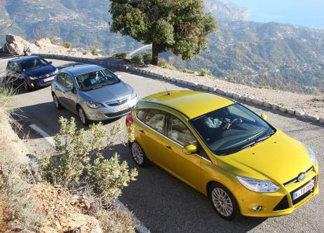 Ford Focus 2.0 TDCi | Opel Astra 2.0 CDTI | VW Golf GTD