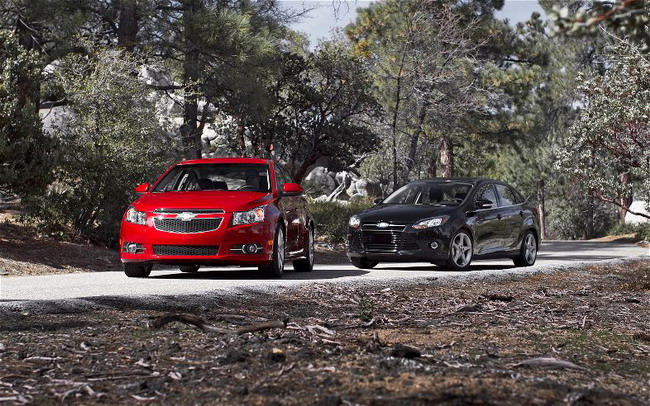 Ford Focus Titanium vs Chevrolet Cruze LTZ RS