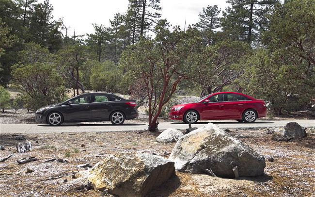 Ford Focus Titanium vs Chevrolet Cruze LTZ RS