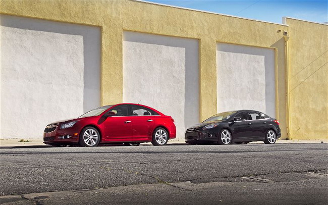 Ford Focus Titanium vs Chevrolet Cruze LTZ RS