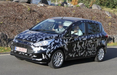 Новые снимки Ford B-Max 2012