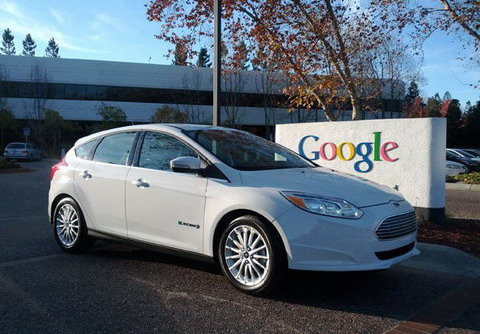 Первый Ford Focus Electric отправился в Google