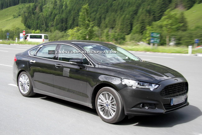 Новый Ford Mondeo проходит испытания в Альпах