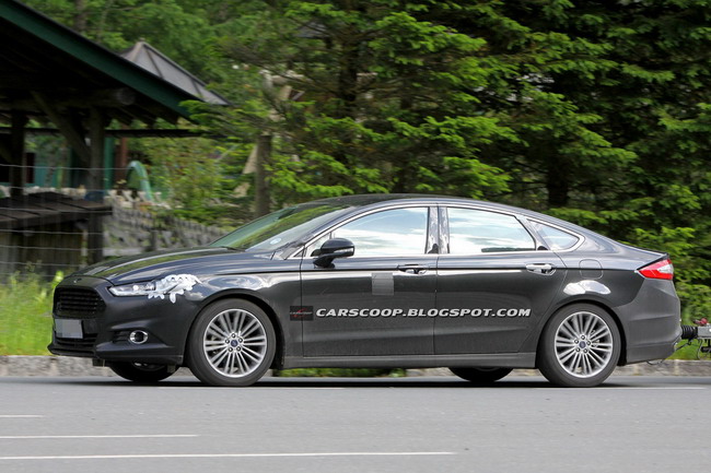 Новый Ford Mondeo проходит испытания в Альпах