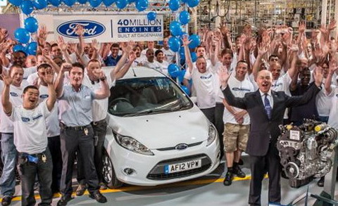 Английский завод Ford выпустил 40-миллионный двигатель