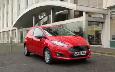 Ford показал видео Fiesta Van