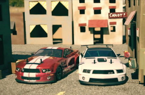 Mustang R / C Car невероятно быстрый