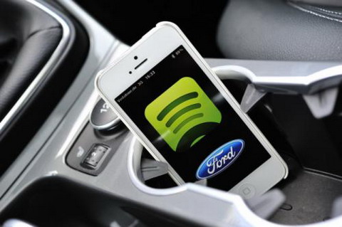 Spotify теперь доступна для автомобилей Ford c SYNC AppLink
