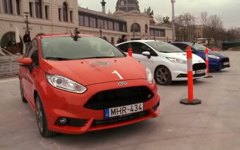Кен Блок представляет Ford Fiesta ST в Будапеште