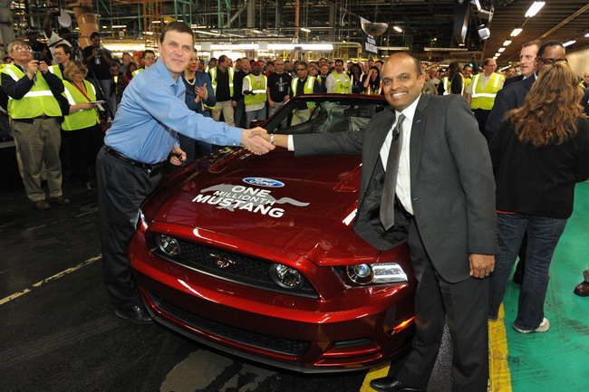 На заводе Флэт-Рок выпущен одномиллионный Ford Mustang